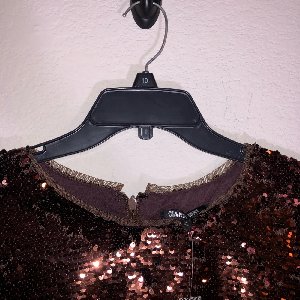 Stunning Chocolate 🍫 Brown Sequin Dress - Picture 4 of 7